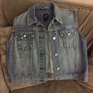 Gap denim vest